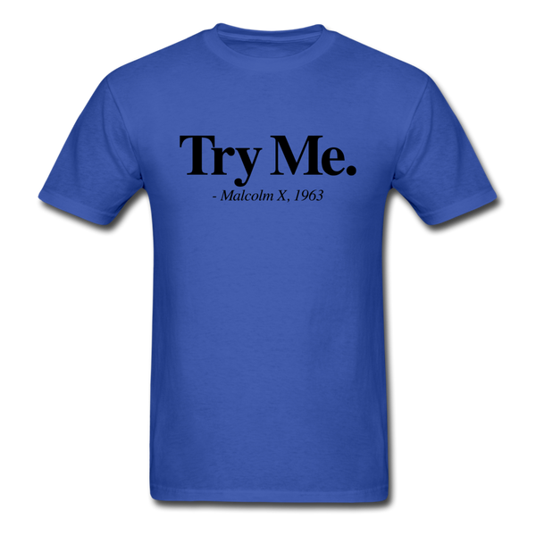 Try Me - royal blue