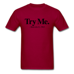 Try Me - dark red