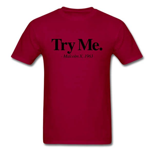 Try Me - dark red
