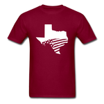 Texas Distressed - burgundy