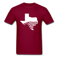 Texas Distressed - burgundy