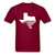 Texas Distressed - burgundy