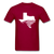 Texas Distressed - dark red