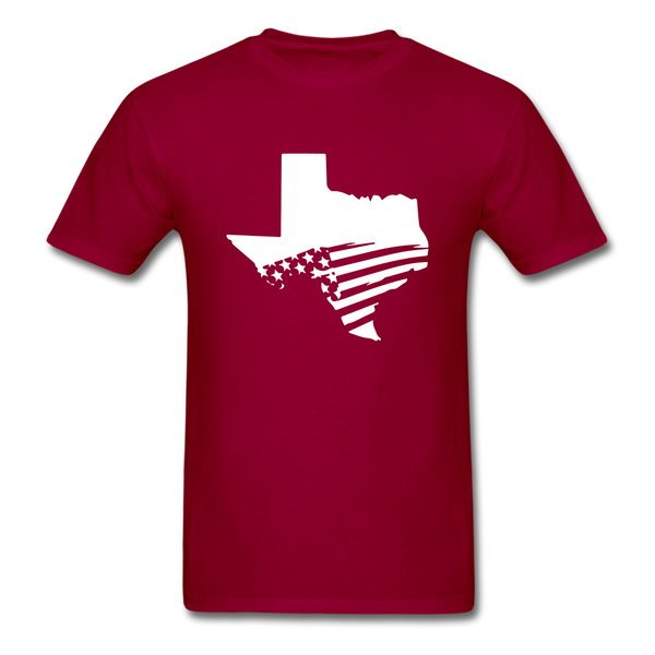 Texas Distressed - dark red