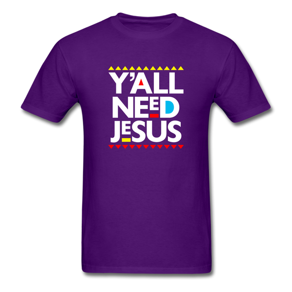 Y'All Need Jesus - purple