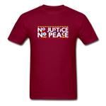 No Peace - burgundy