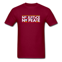 No Peace - burgundy