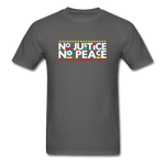 No Peace - charcoal