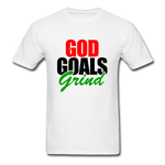 God Goals Grind - white