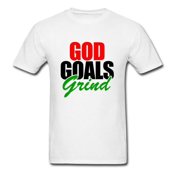 God Goals Grind - white