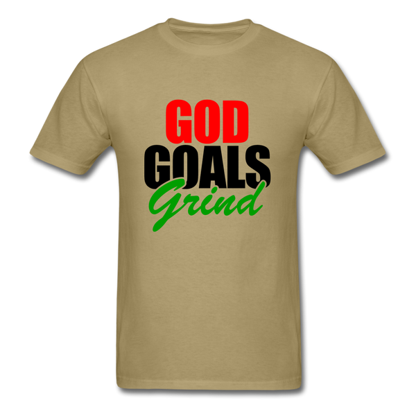 God Goals Grind - khaki