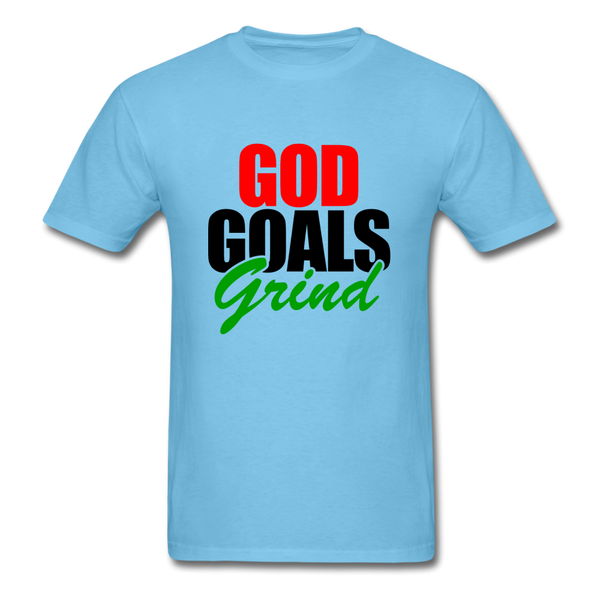 God Goals Grind - aquatic blue