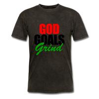 God Goals Grind - mineral black