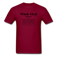 Whole Meal - burgundy