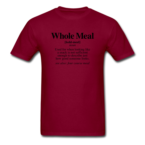 Whole Meal - burgundy