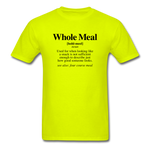 Whole Meal - safety green
