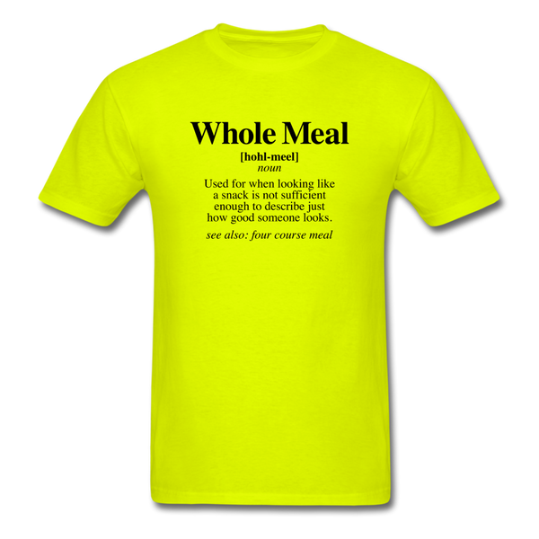 Whole Meal - safety green
