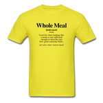 Whole Meal - yellow