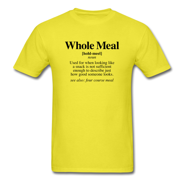 Whole Meal - yellow