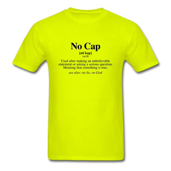 No Cap - safety green