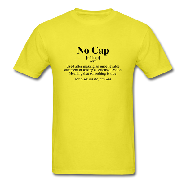 No Cap - yellow