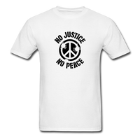 No  Justice No Peace - white