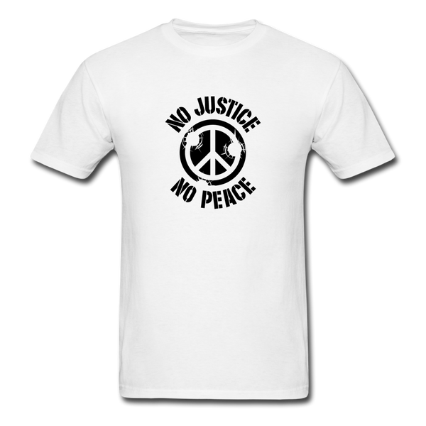 No  Justice No Peace - white