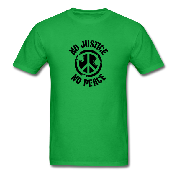 No  Justice No Peace - bright green