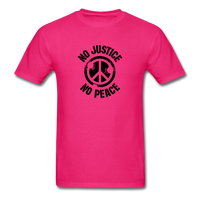 No  Justice No Peace - fuchsia