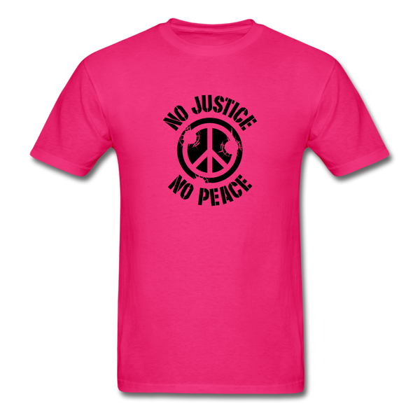 No  Justice No Peace - fuchsia