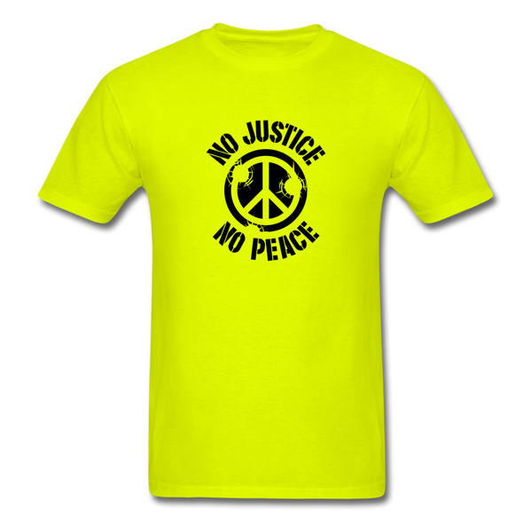 No  Justice No Peace - safety green