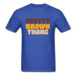 Pretty Brown Thang - royal blue