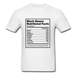 Black Queen Nutritional Facts - white