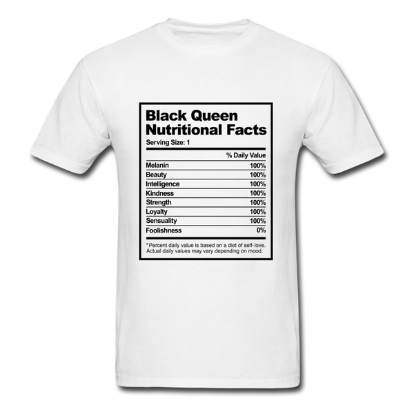Black Queen Nutritional Facts - white
