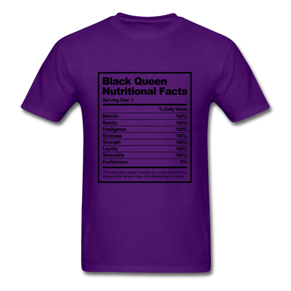 Black Queen Nutritional Facts - purple