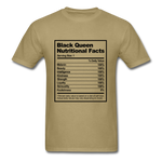 Black Queen Nutritional Facts - khaki