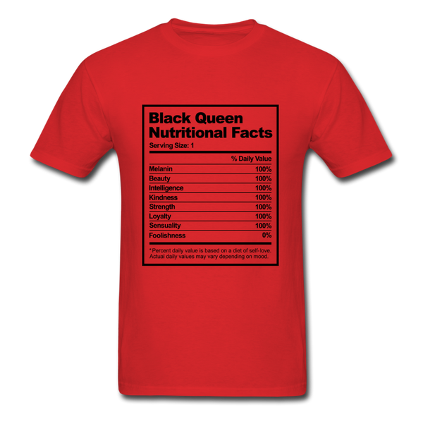 Black Queen Nutritional Facts - red