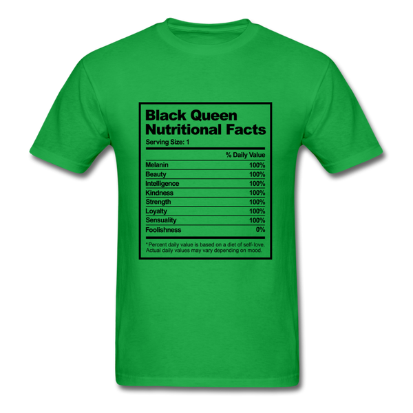 Black Queen Nutritional Facts - bright green