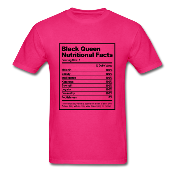 Black Queen Nutritional Facts - fuchsia