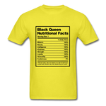 Black Queen Nutritional Facts - yellow