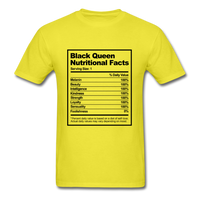 Black Queen Nutritional Facts - yellow