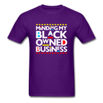 Black Owned  Business - purple