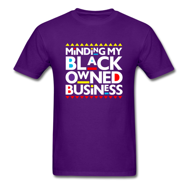 Black Owned  Business - purple