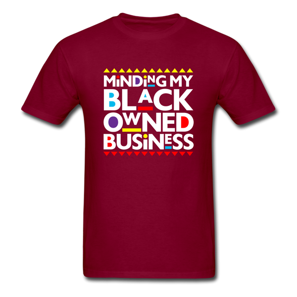Black Owned  Business - burgundy