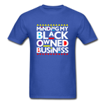 Black Owned  Business - royal blue