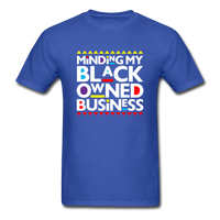 Black Owned  Business - royal blue
