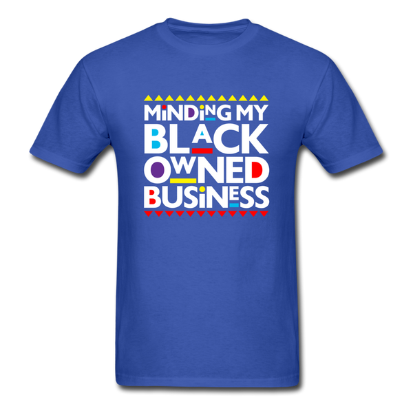Black Owned  Business - royal blue