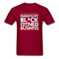Black Owned  Business - dark red