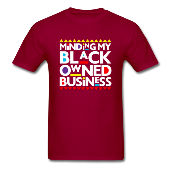 Black Owned  Business - dark red