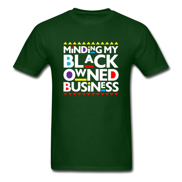 Black Owned  Business - forest green